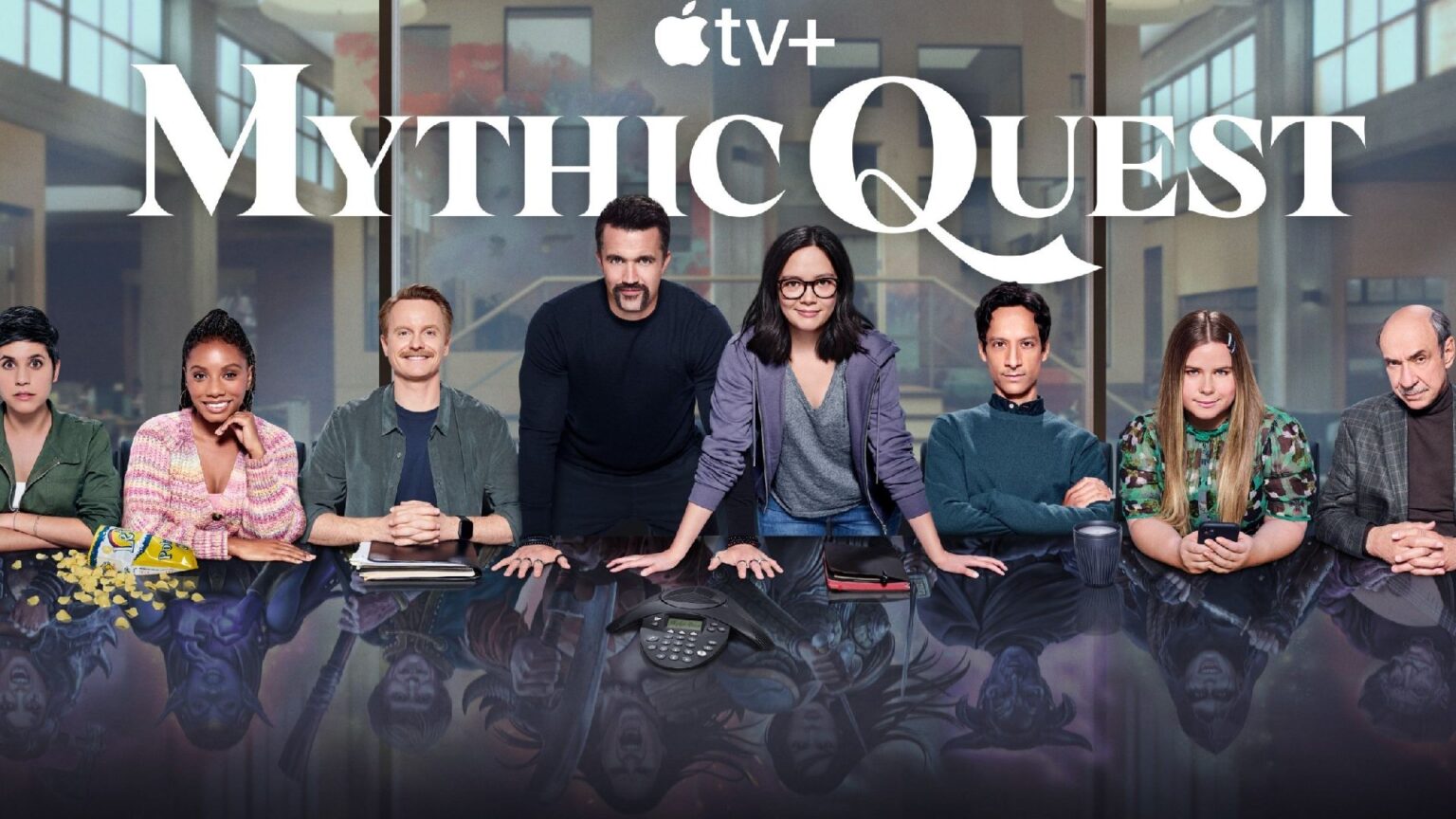 Immagine ufficiale della serie "Mythic Quest"