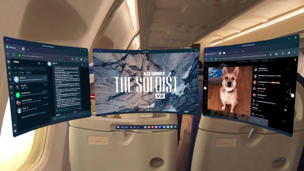 Meta Quest 3 sugli aerei Lufthansa