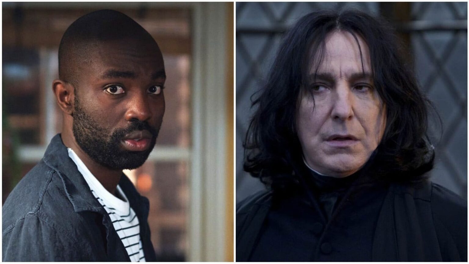 Paapa Essiedu e Alan Rickman