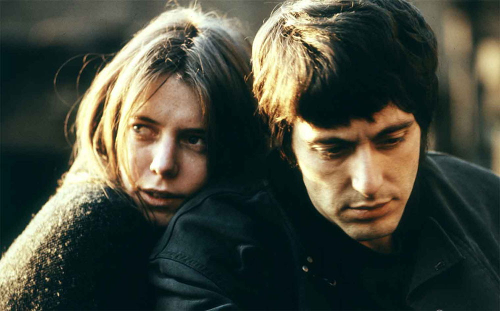 Al Pacino e Kitty Winn in una scena di Panico a Needle Park