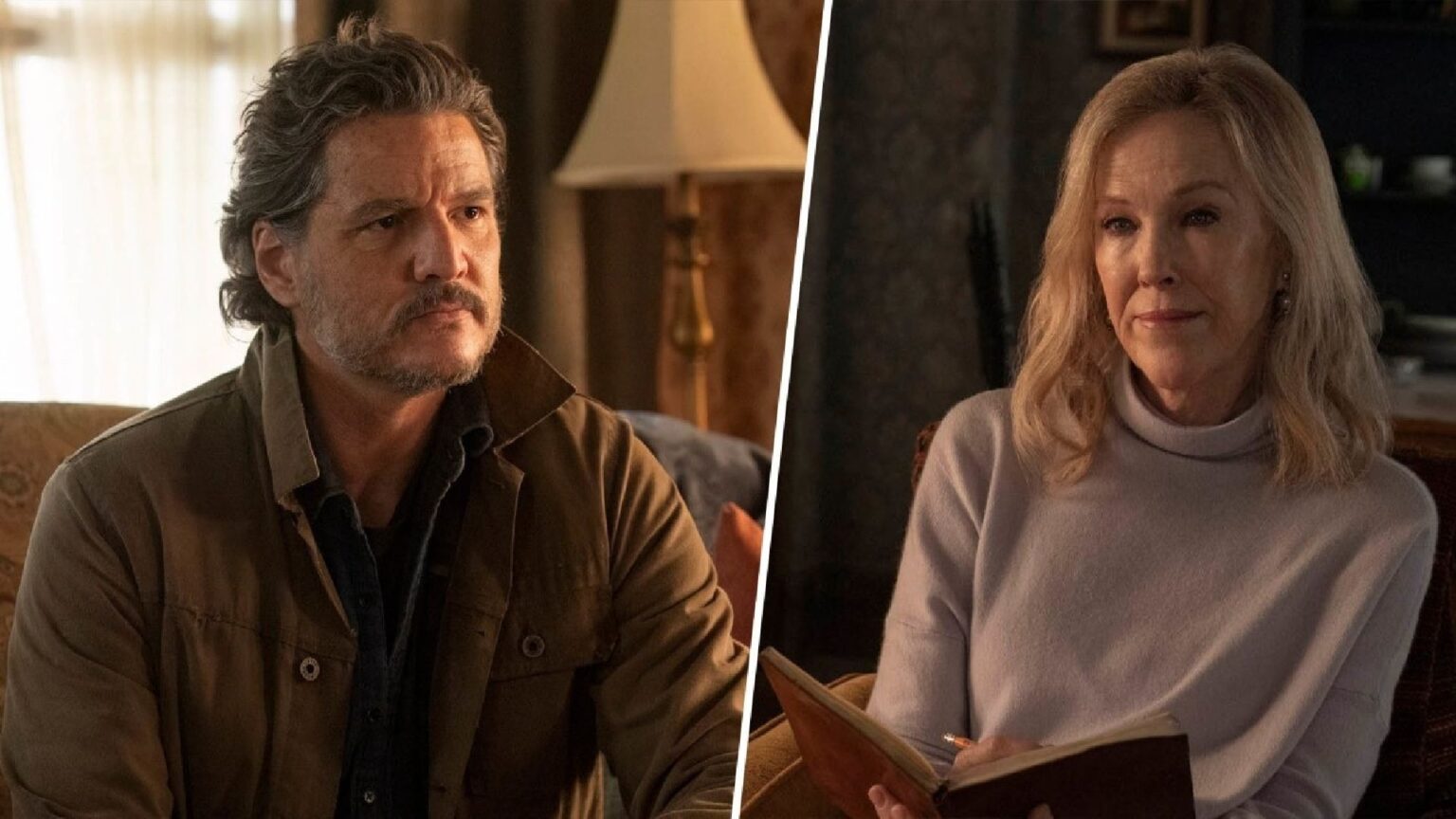 Pedro Pascal e Catherine OHara in The Last of Us 2