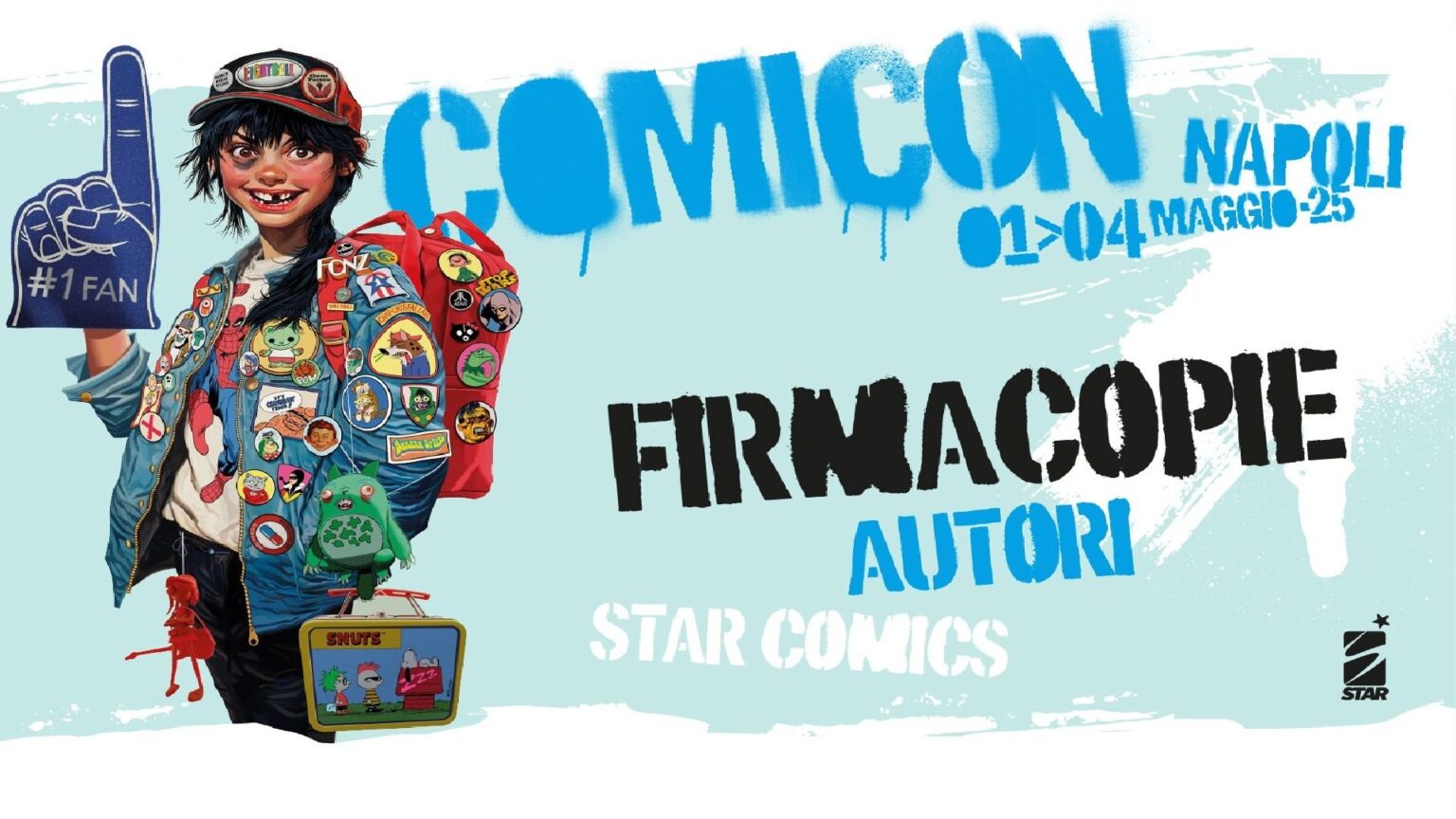 Poster del Napoli ComicCon di Star Comics