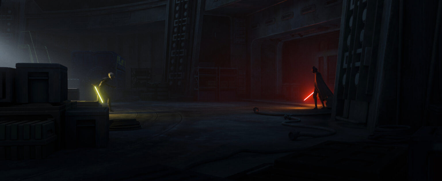 Asajj Ventress e Imperial Inquisitor iSTAR WARS: TALES OF THE UNDERWORLD.