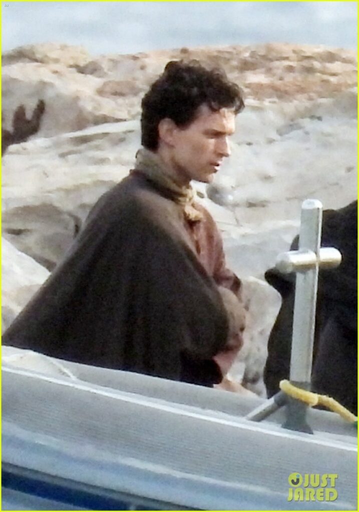 Tom Holland sul set di The Odyssey