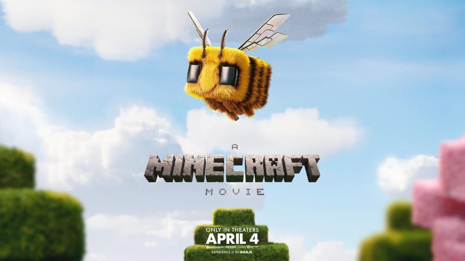 Un poster di Un film Minecraft