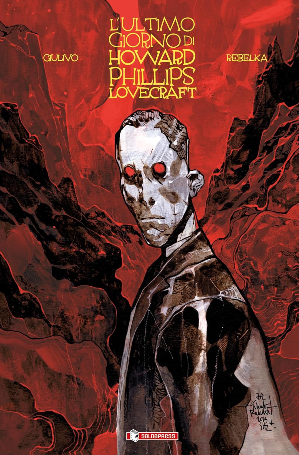 La copertina di L'ultimo giorni di Howard Phillip Lovecraft