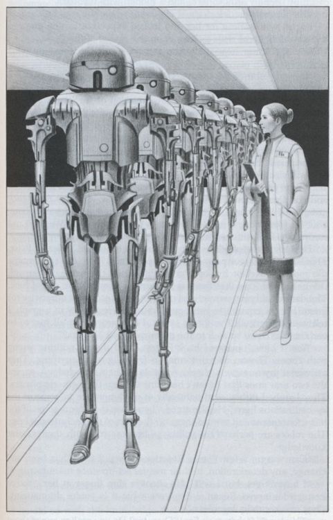 La dottoressa Susan Calvin ritratta da Ralph McQuarrie