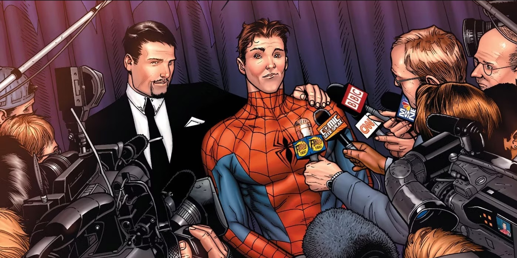 Spider-Man rivela la sua identità durante Civil War