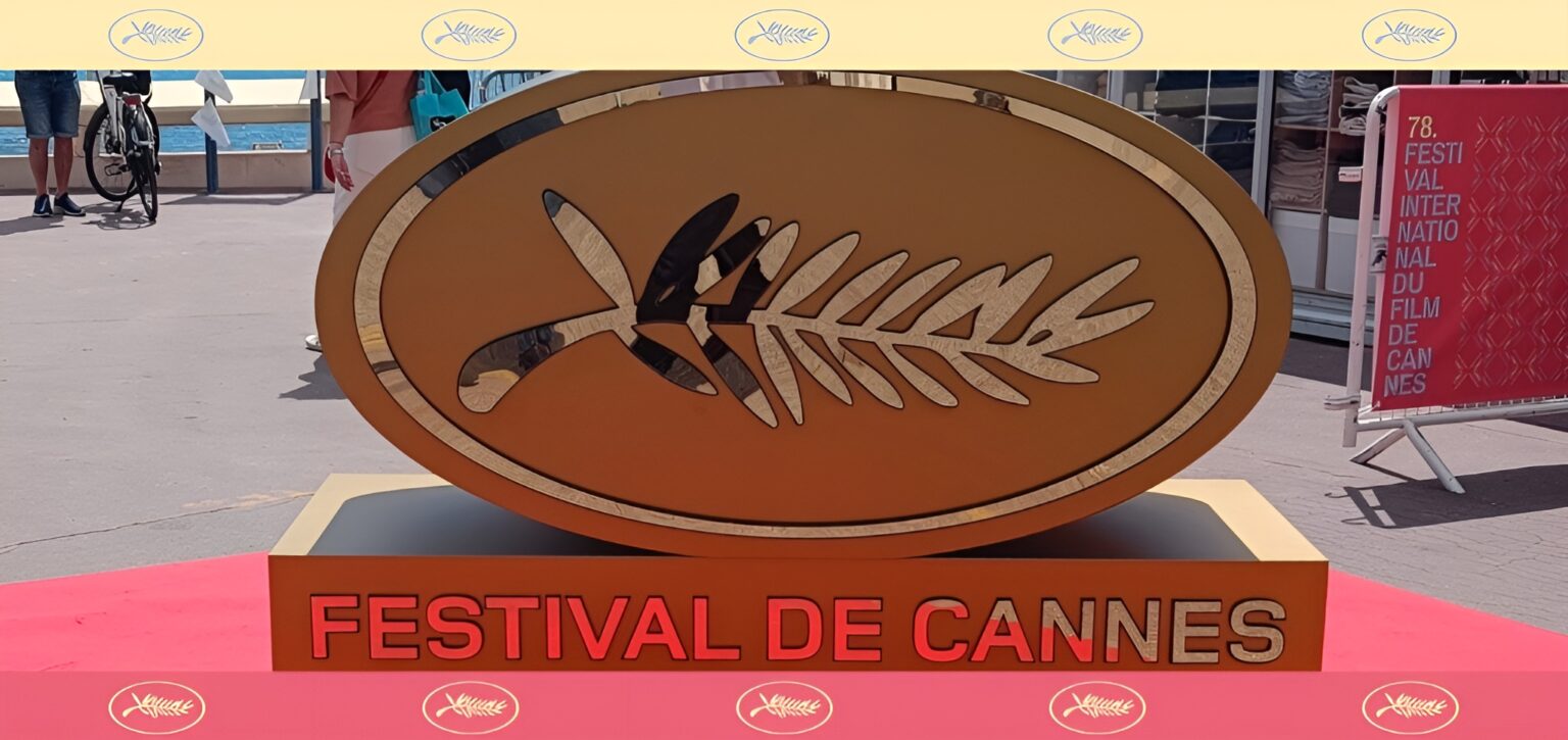 L'iconico logo del Festival di Cannes