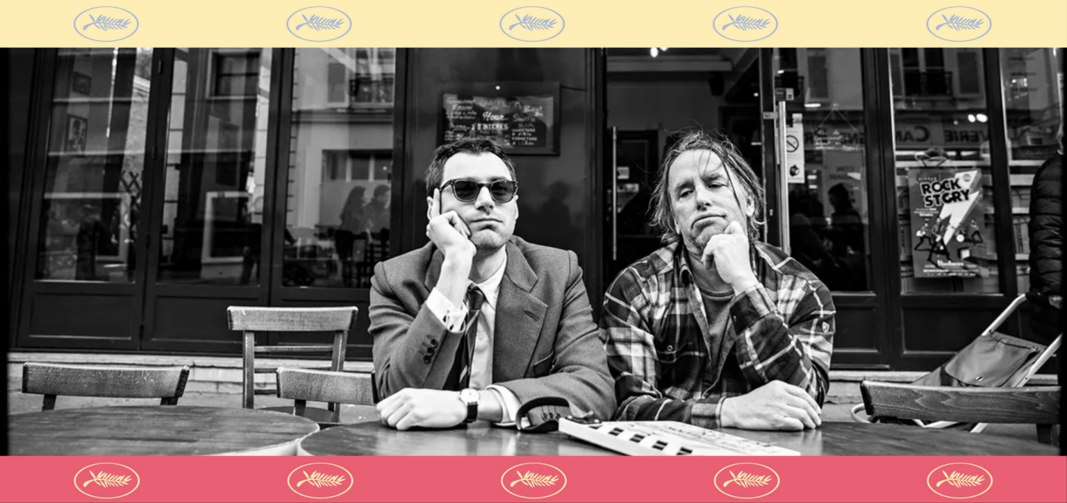 Richard Linklater e Guillaume Marbeck sul set di Nouvelle Vague - ©APR