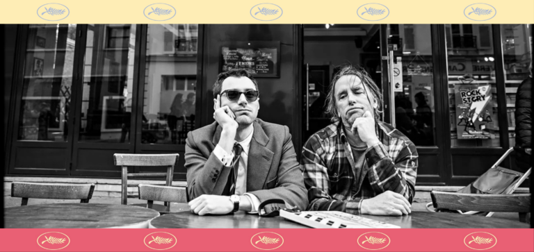 Richard Linklater e Guillaume Marbeck sul set di Nouvelle Vague - ©APR