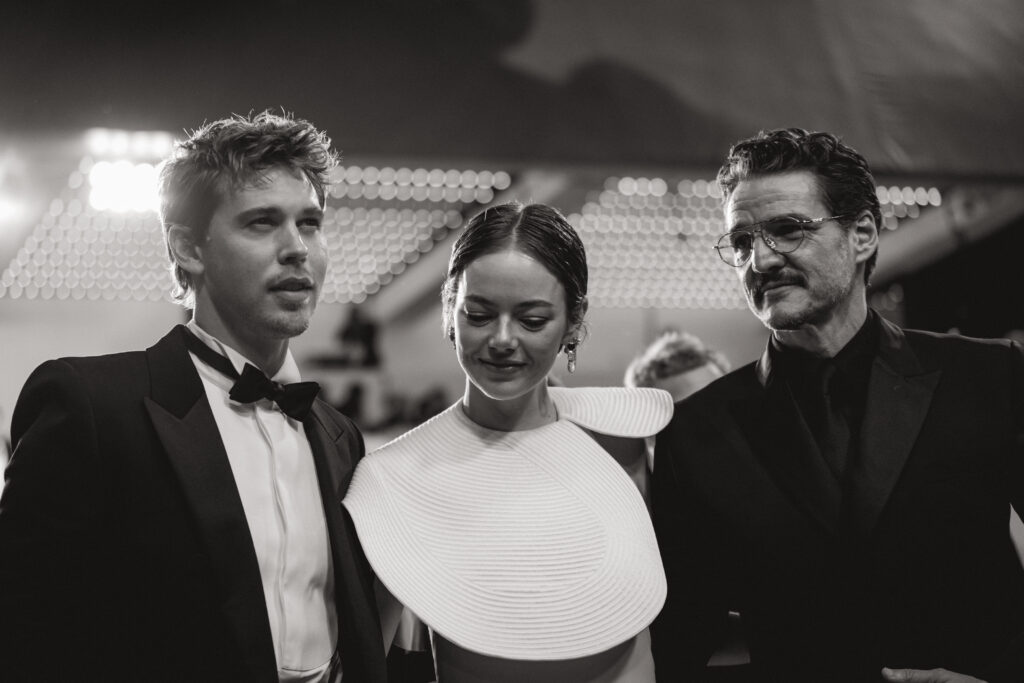 Austin Butler, Pedro Pascal e Emma Stone sul red carpet di Eddington, a Cannes 2025