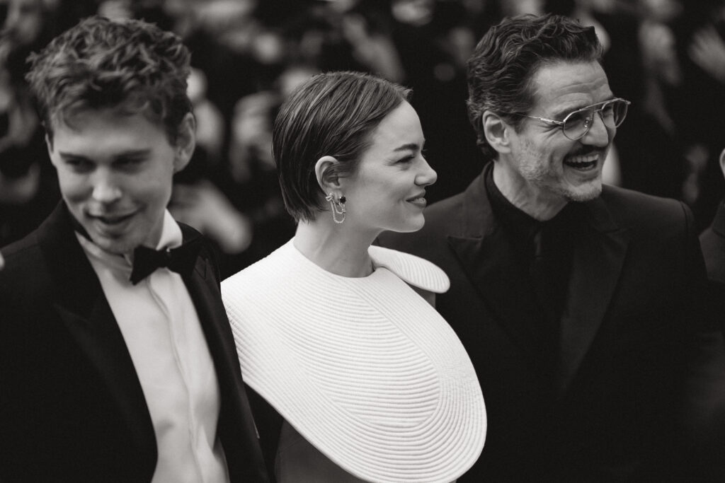 Austin Butler, Pedro Pascal e Emma Stone sul red carpet di Eddington, a Cannes 2025