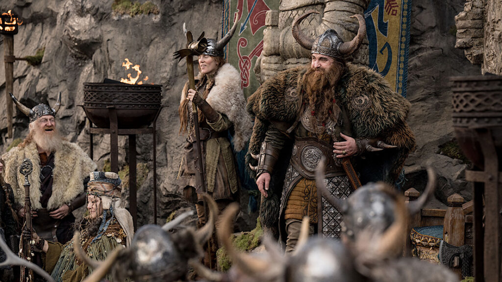 Gerard Butler come Stoick L’immenso in una scena di Dragon Trainer, Fonte: Universal Pictures Italia