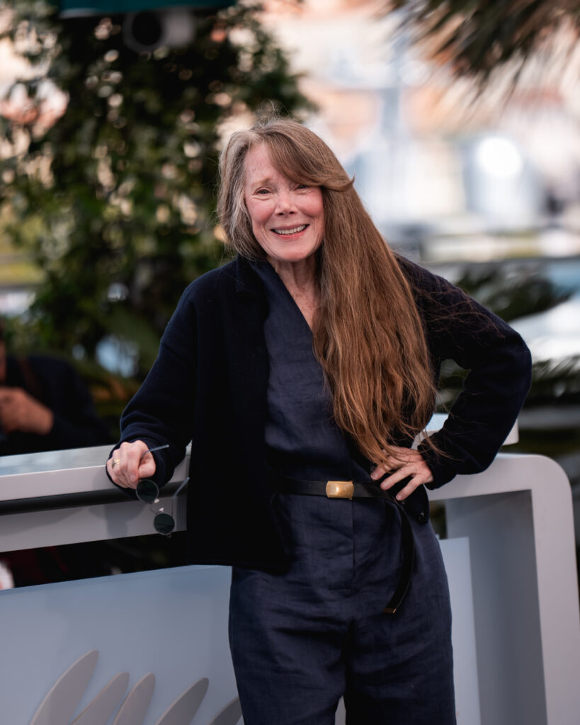 Sissy Spacek al photocall ufficiale di Die, My Love a Cannes 2025