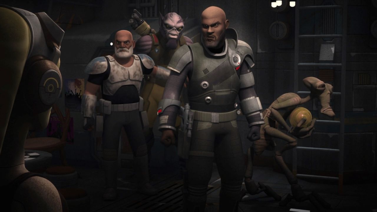 Una scena di Star Wars Rebels