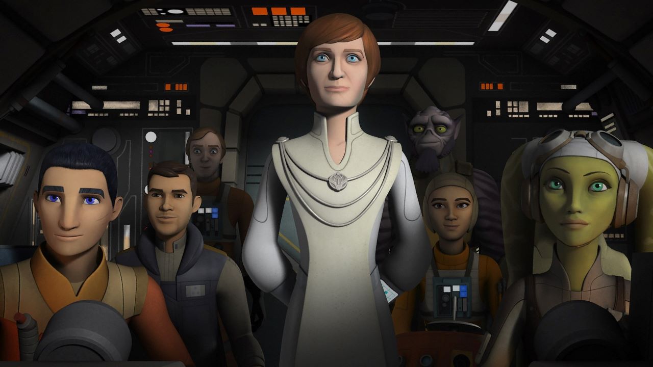 Una scena di Star Wars Rebels