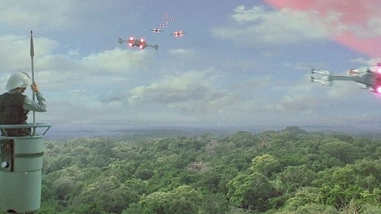Una scena di Star Wars Episodio IV: Una nuova speranza