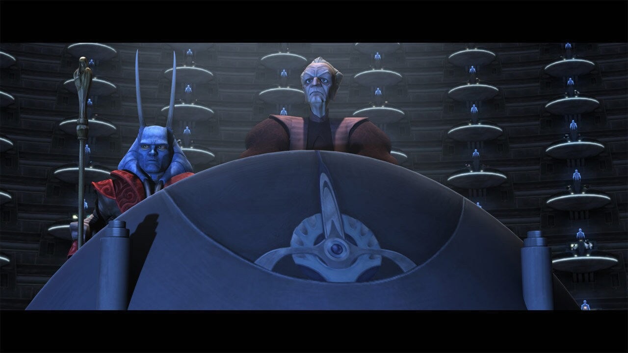 Una scena di The Clone Wars