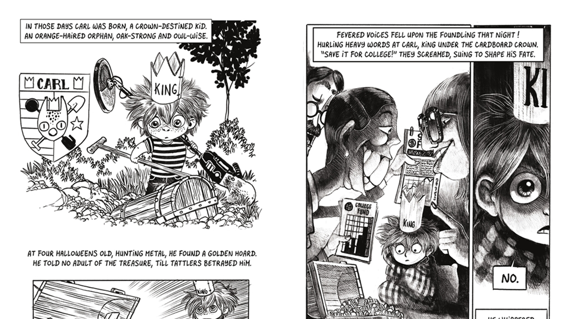 Una tavola del fumetto