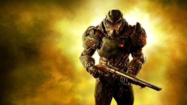 Cover art del reboot di Doom del 2016