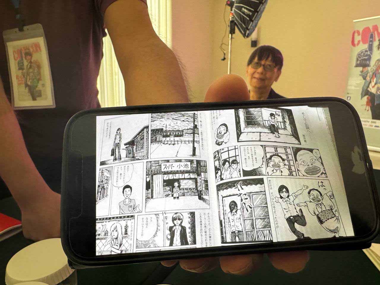 Yuij Horii mostra il suo manga perduto
