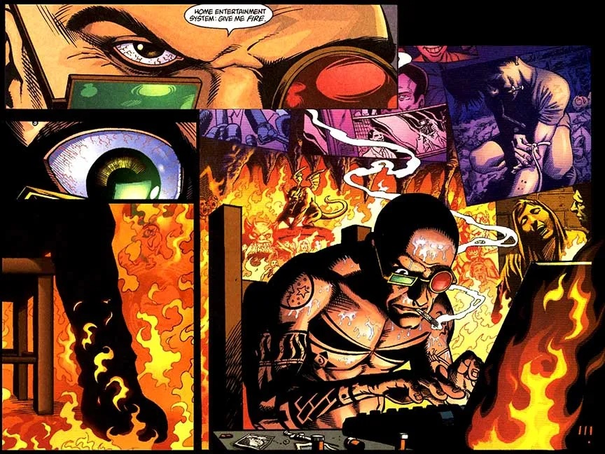 Transmetropolitan, disegnato da Darick Robertson