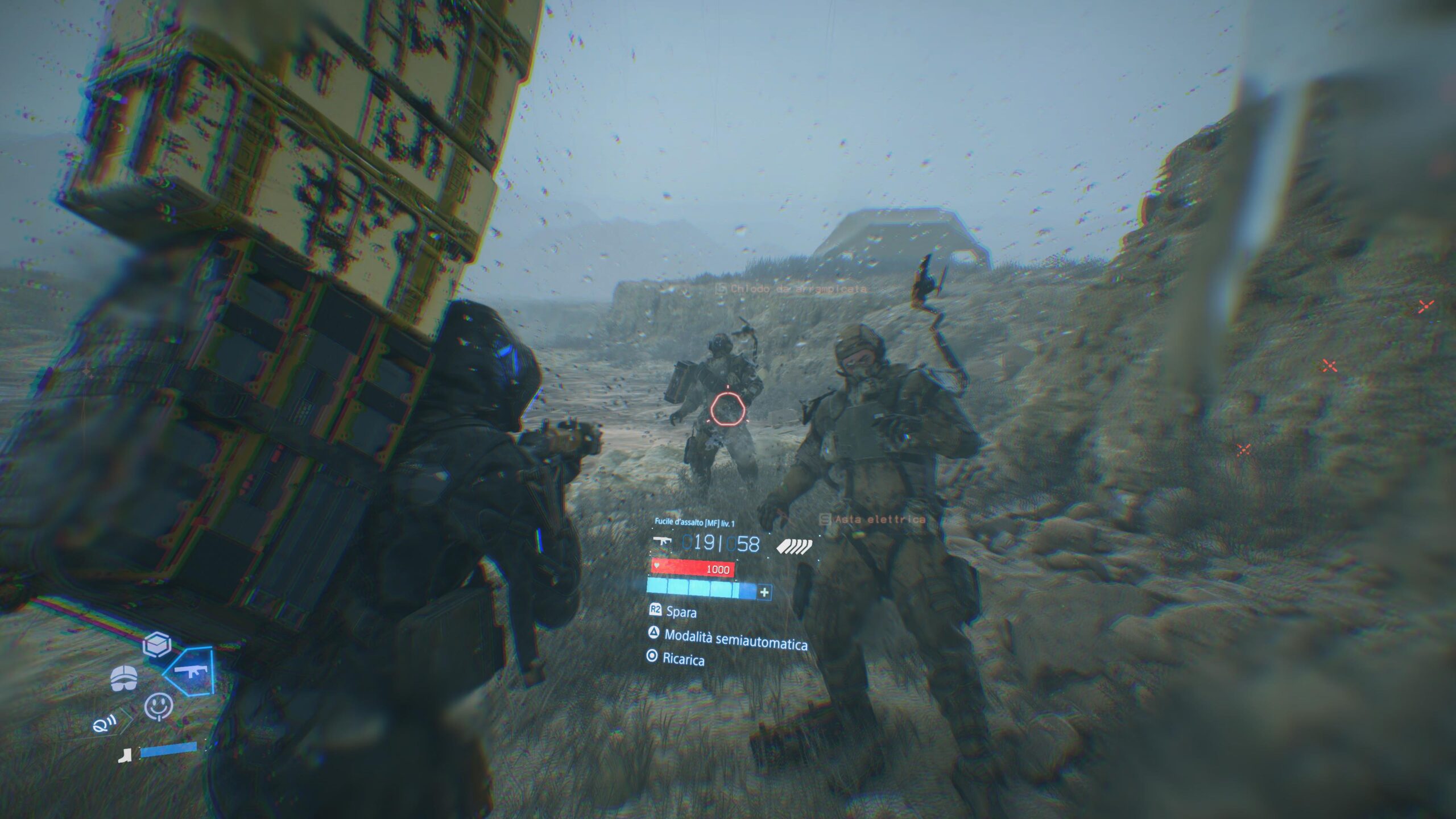 Fase di azione in Death Stranding 2 On the Beach