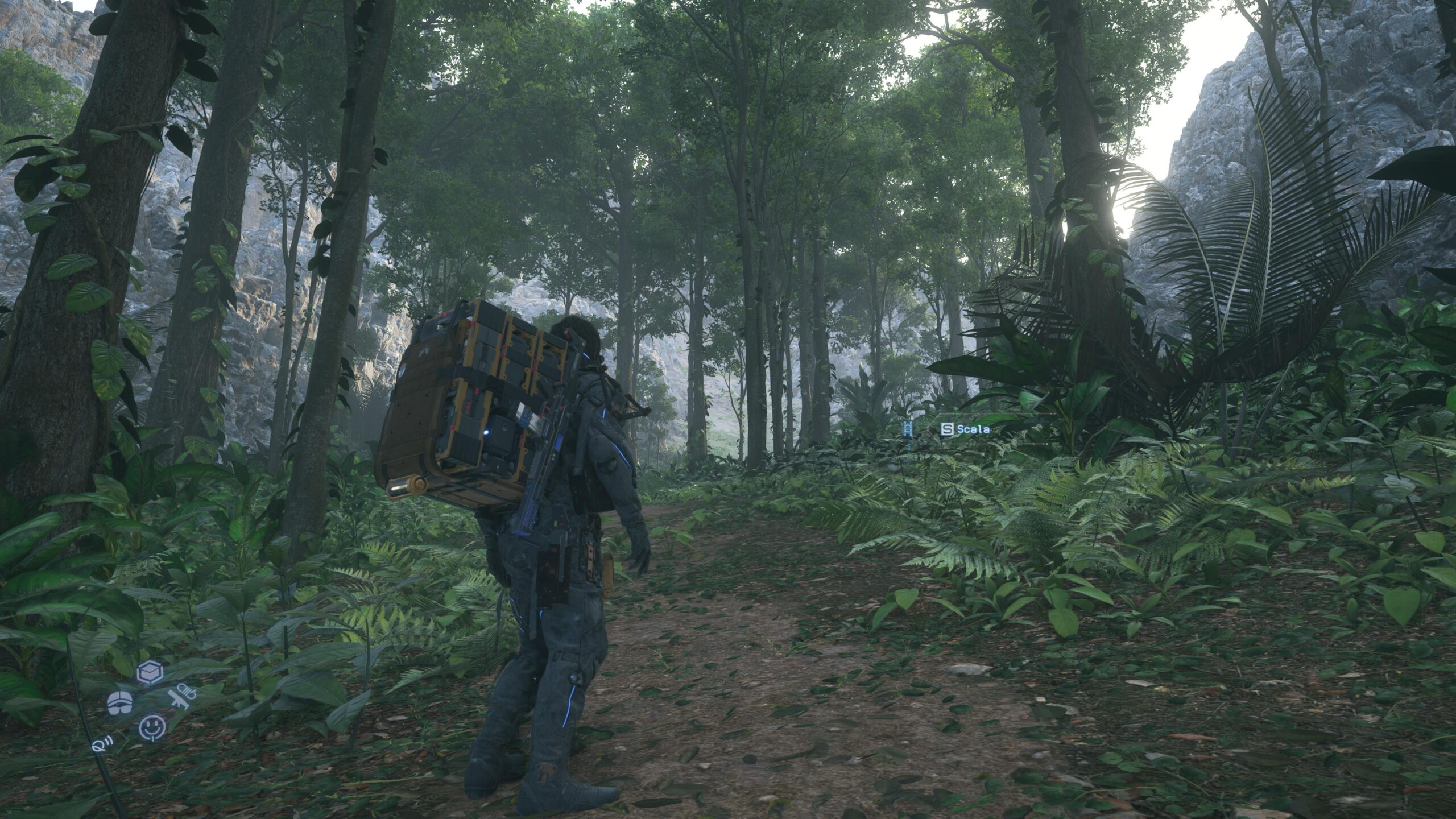 Una porzione di mappa del Messico inDeath Stranding 2 On the Beach