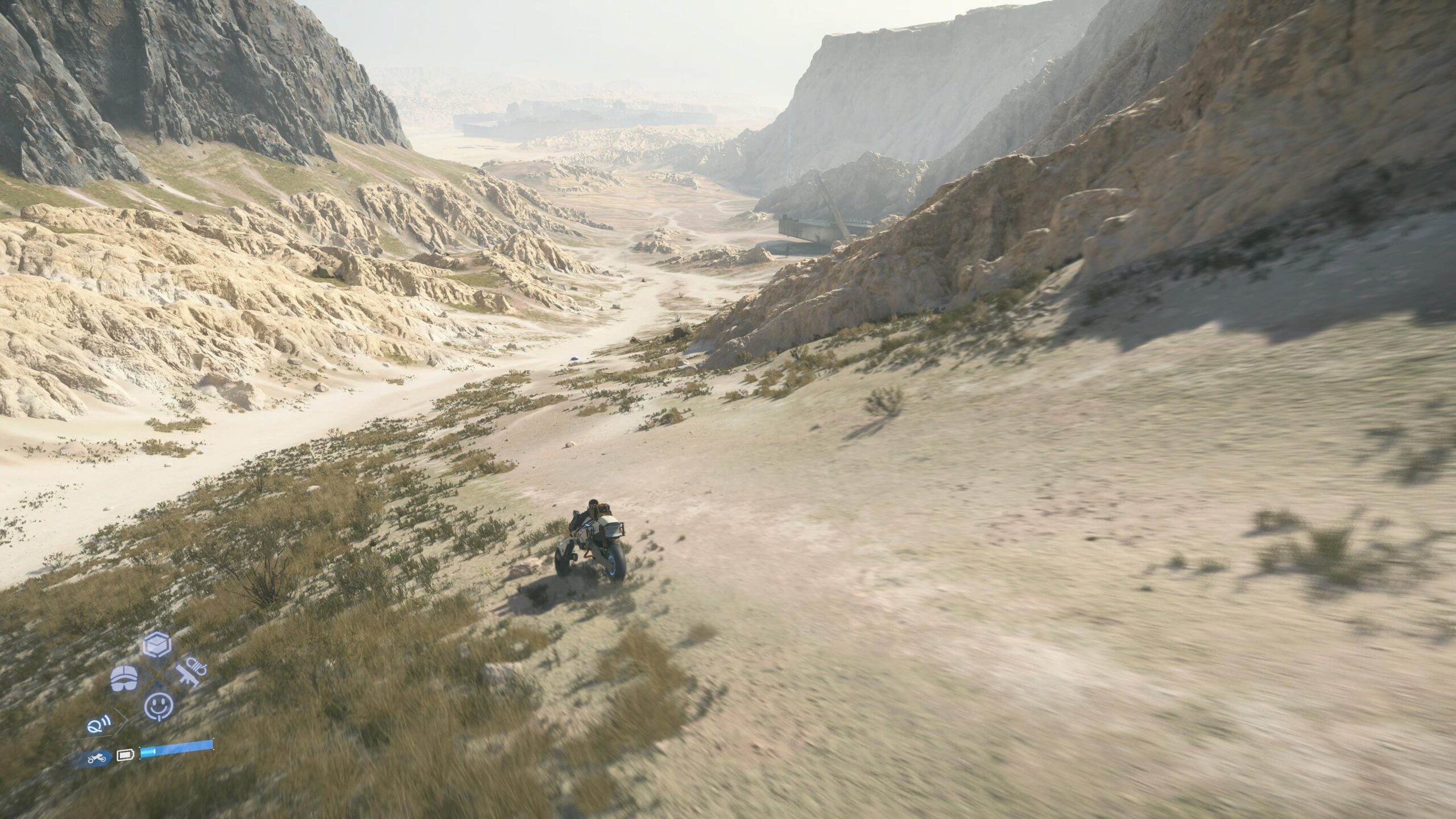 Esplorazione della mappa in Death Stranding 2 On the Beach