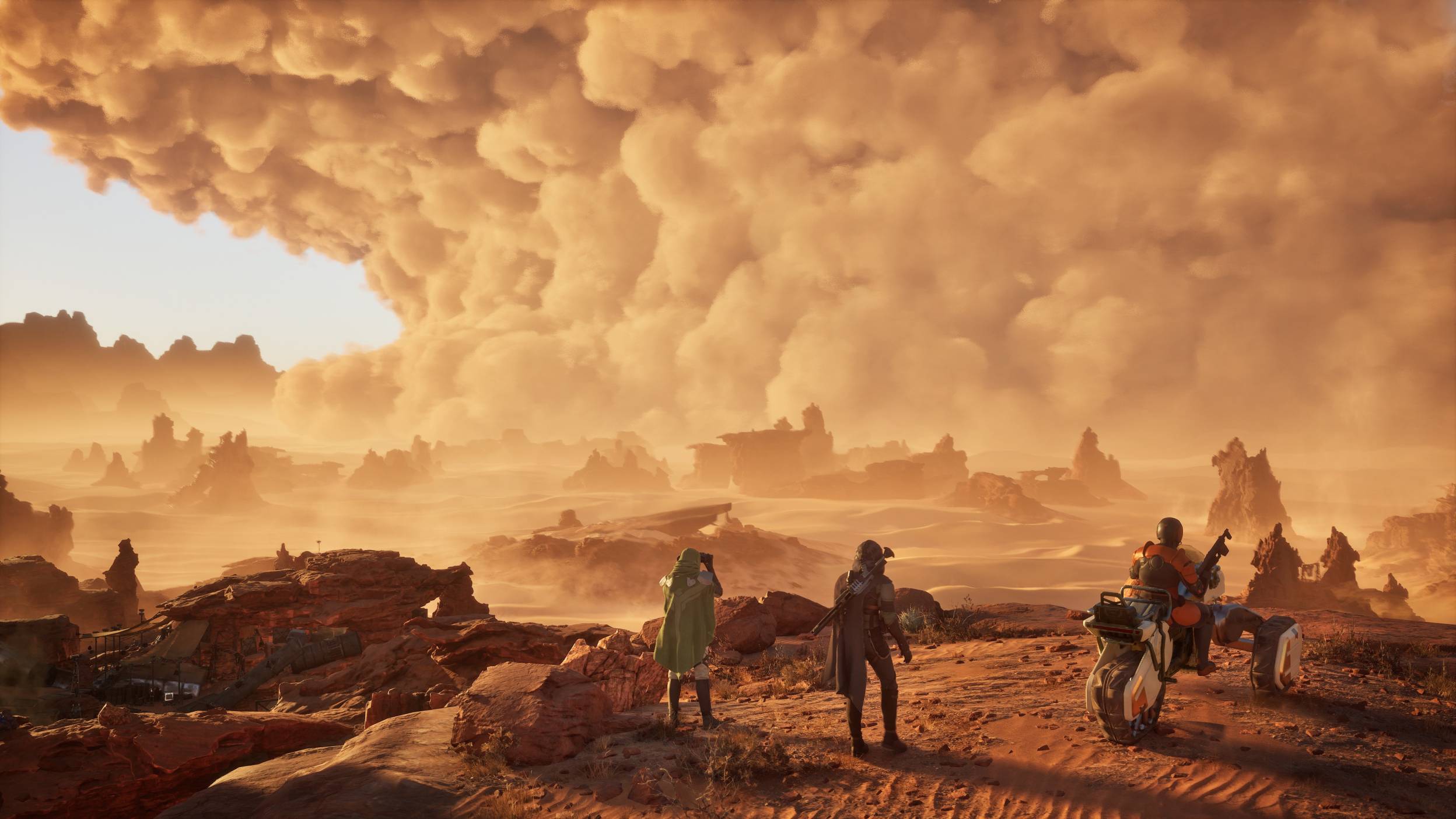 Il grande deserto in Dune Awakening