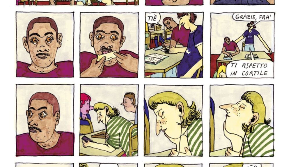 Una tavola del fumetto Ragazzo