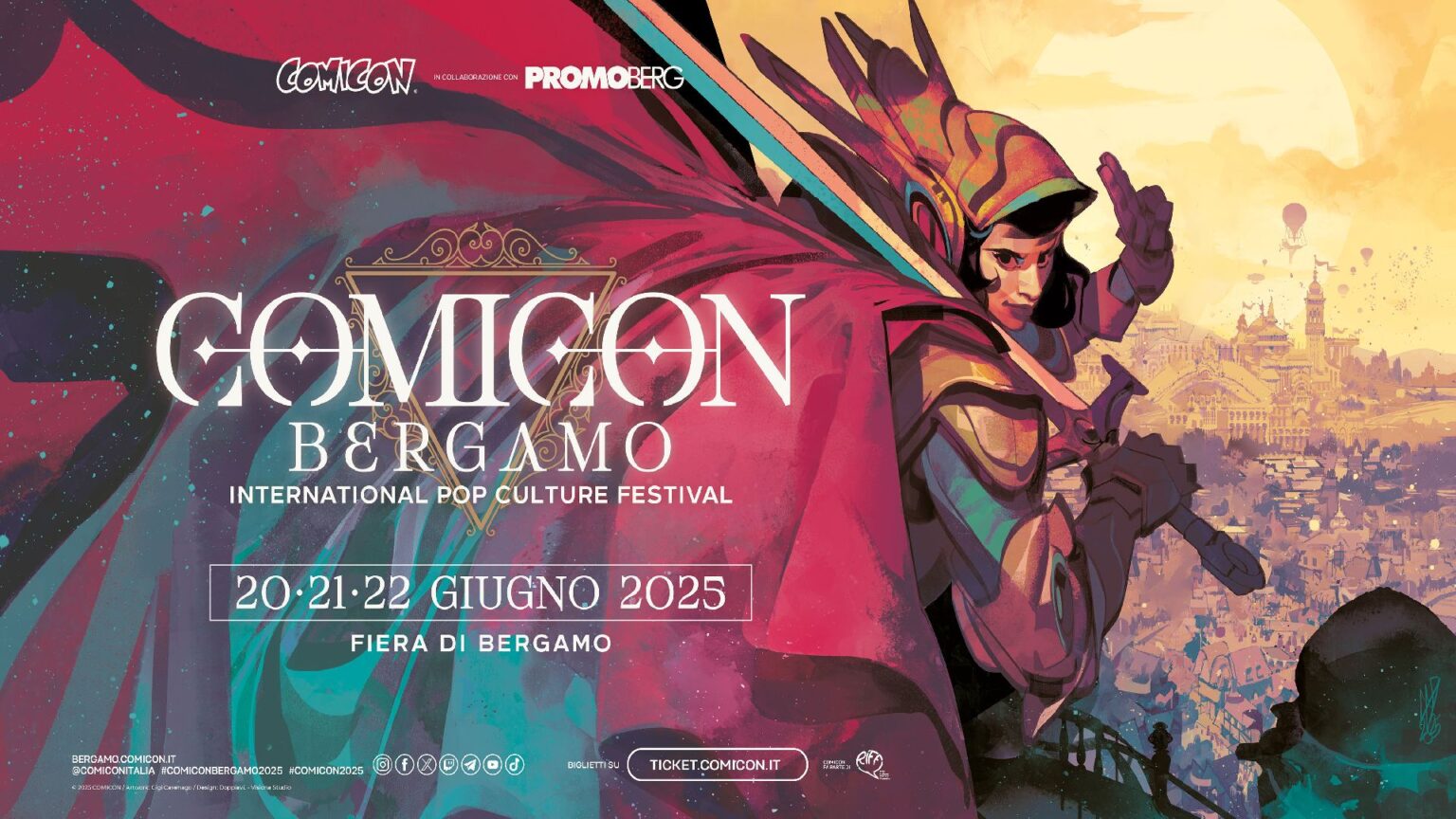 Poster Comicon Bergamo 2025