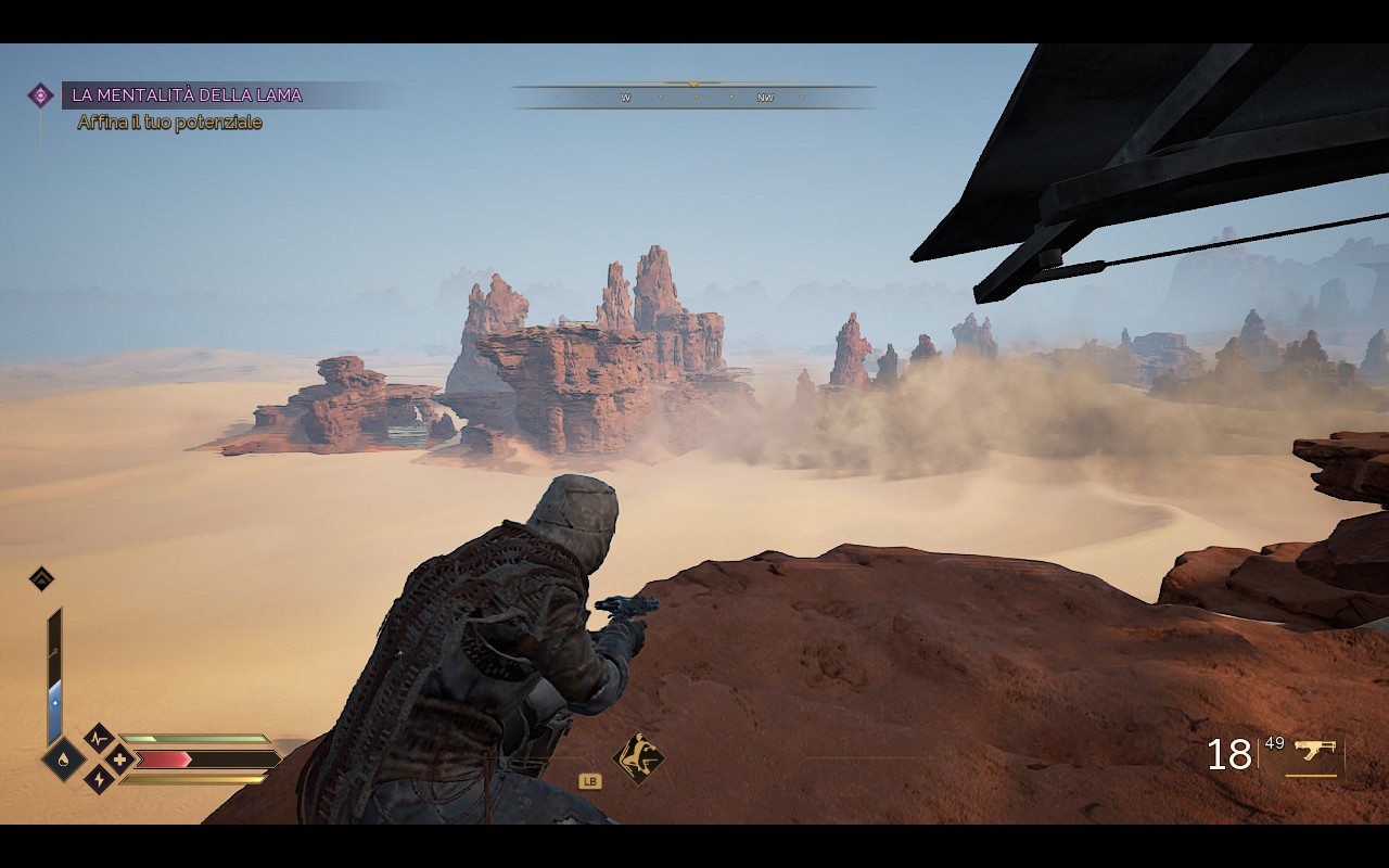 Preparazione di un assalto in Dune Awakening
