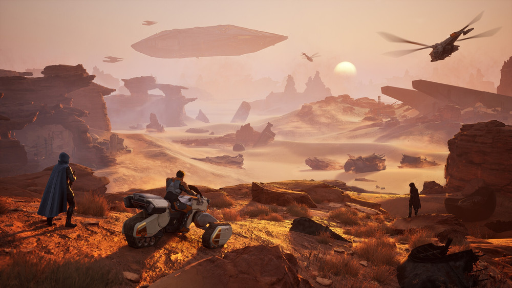 Una scena dal gioco Dune: Awakening