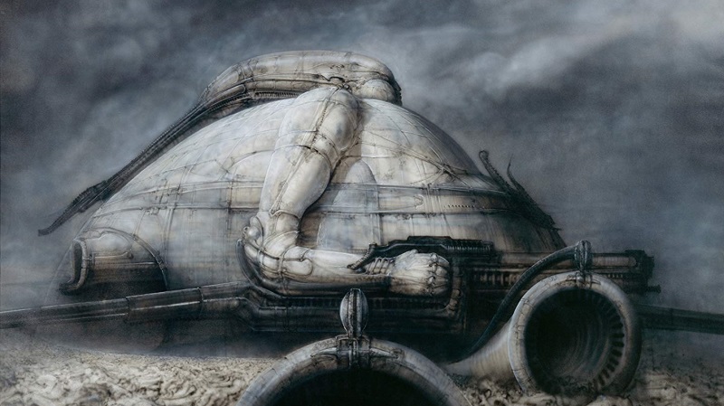Il castello degli Harkonnen immaginato da HR Giger