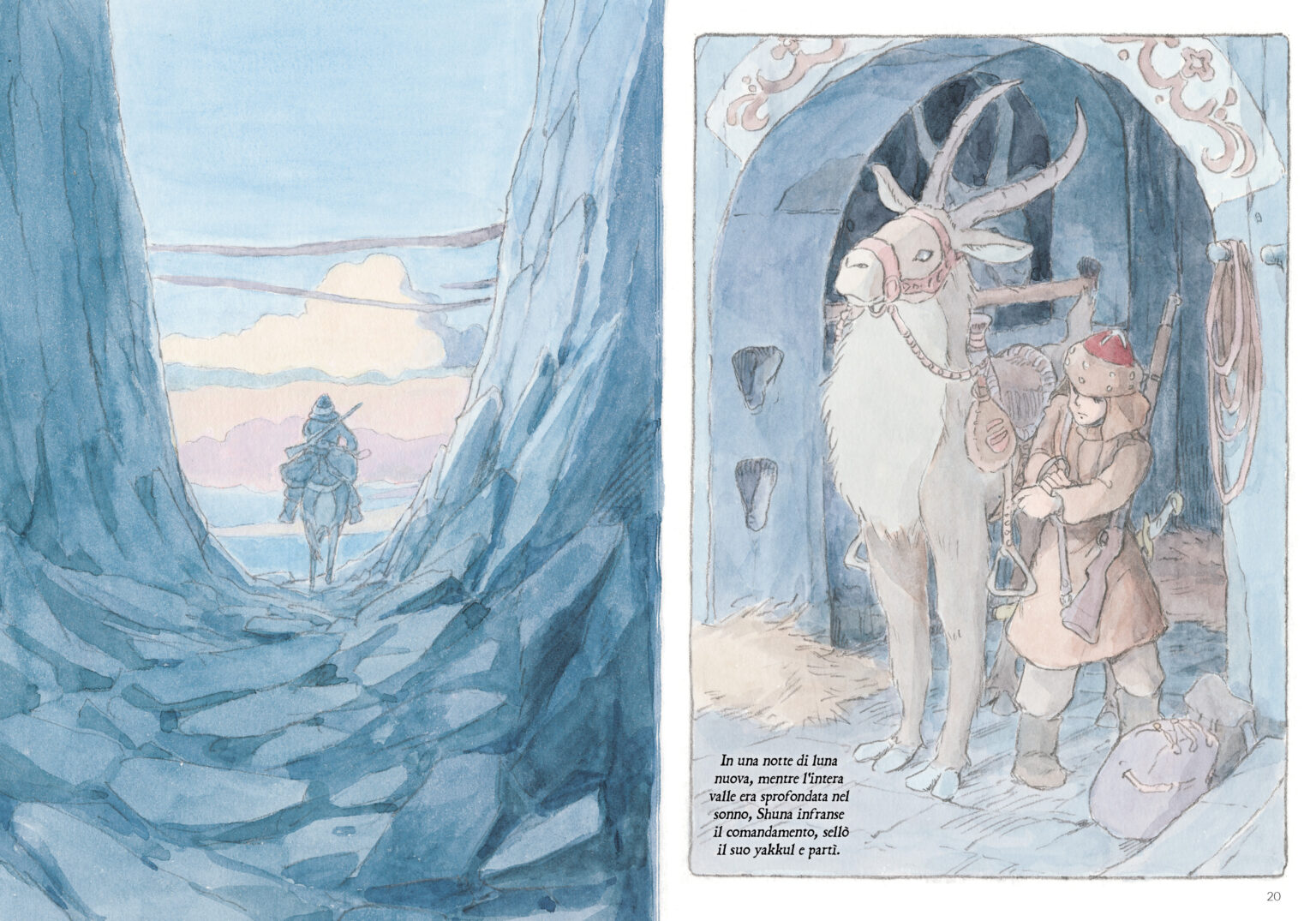 Shuna no Tabi (Shuna's Journey) Copyright © 1983 Studio Ghibli All rights reserved. First published in Japan by Tokuma Shoten Co., Ltd. Contract arranged through Sylvain Coissard Agency, France