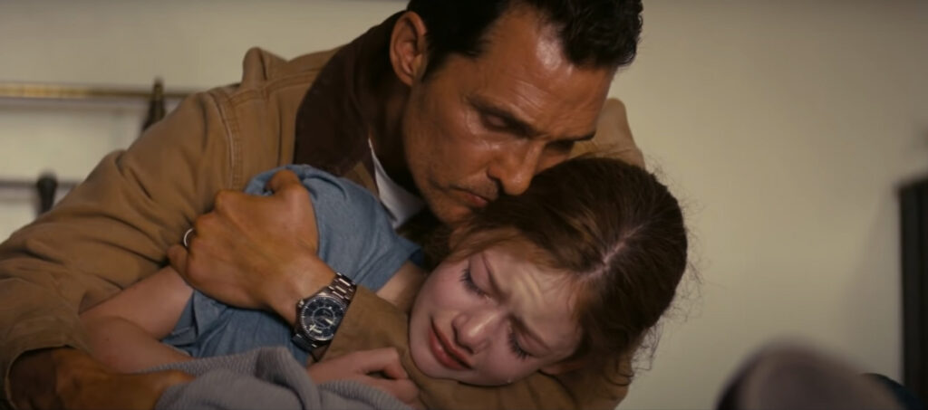 Matthew McConaughey prima di partire in Interstellar