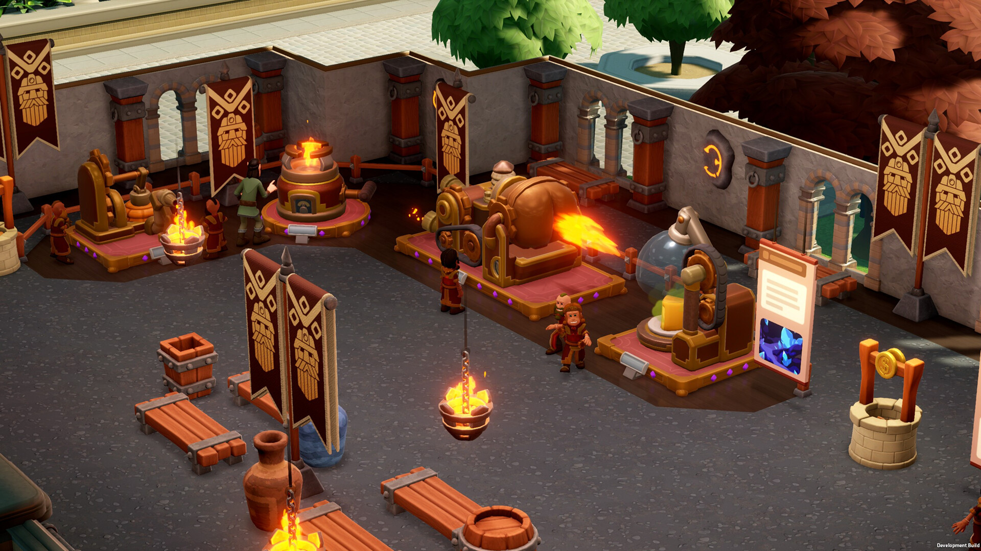 Una nuova zona di gioco in Two Point Museum Ritrovamenti Fantasy