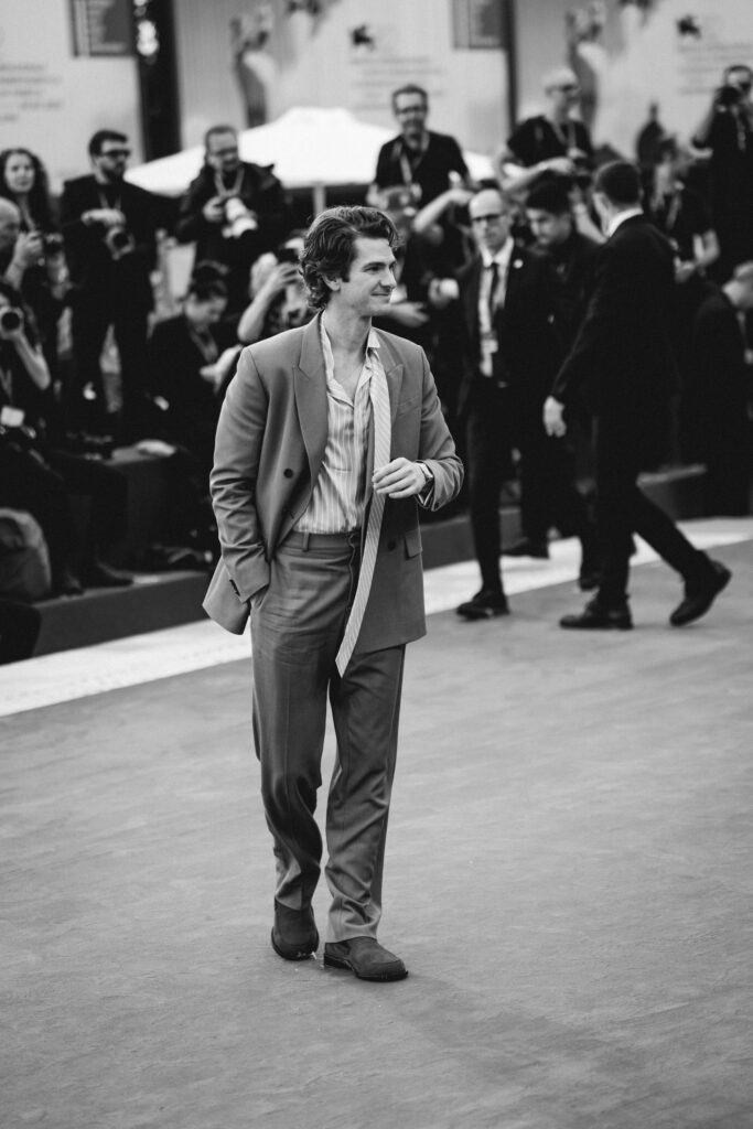 Andrew Garfield al photocall per la Mostra del cinema di Venezia 82 - © Giulia Parmigiani per ScreenWorld.it