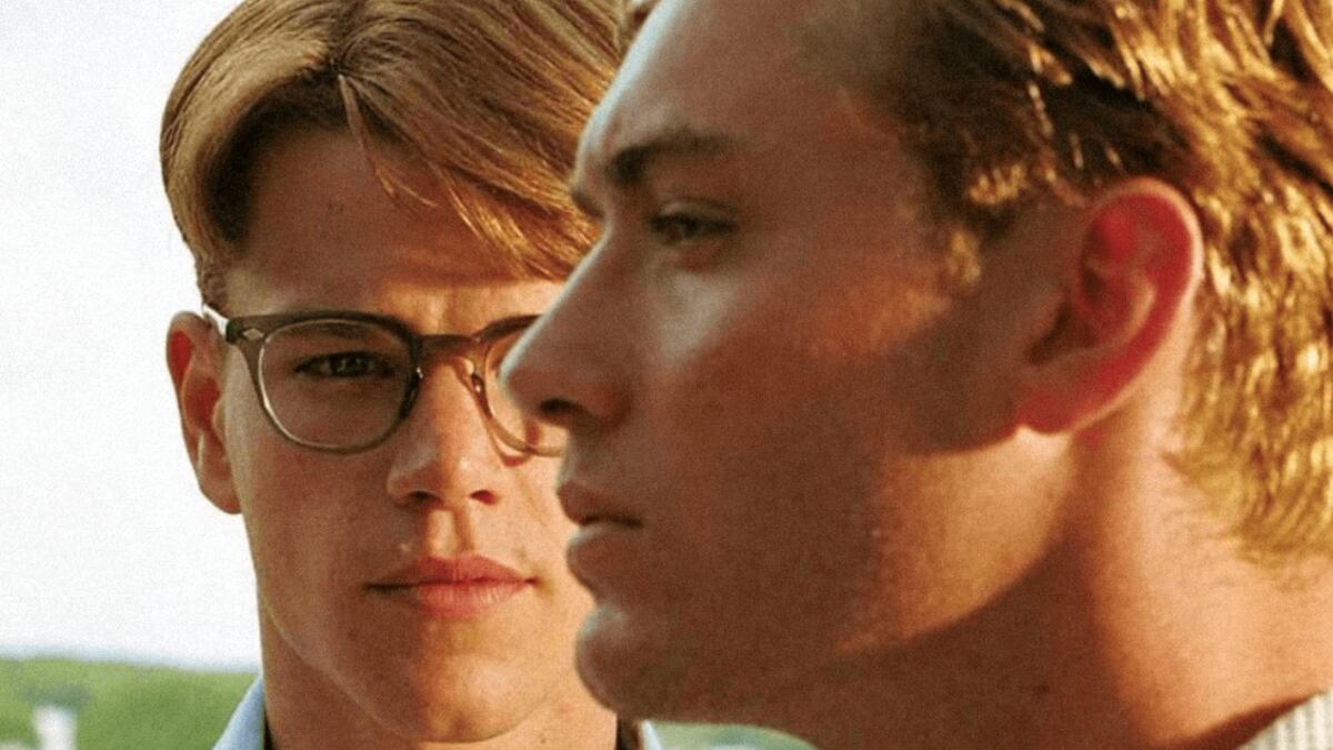 Tom Ripley (Matt Damon) e Dickie Greenleaf (Jude Law) in Il talento di Mr. Ripley (1999)