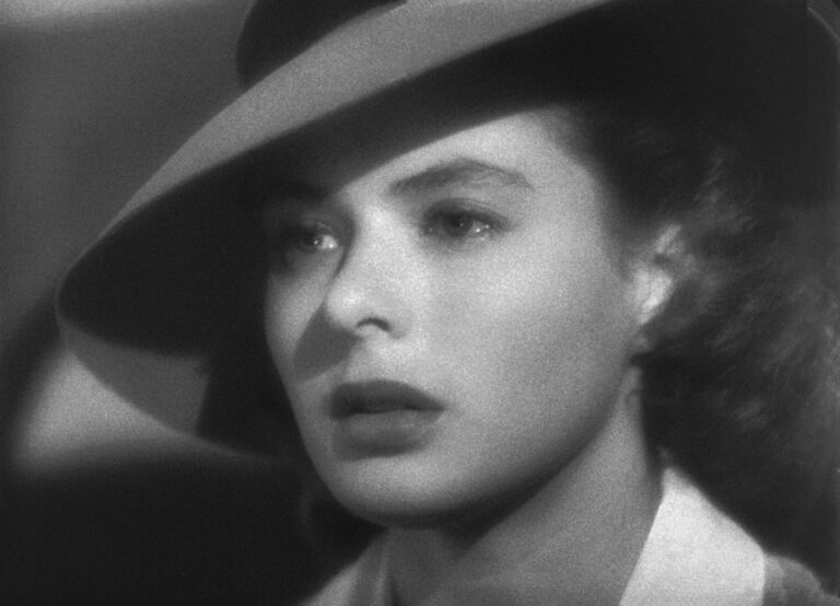 Foto di Ingrid Bergman in Casablanca