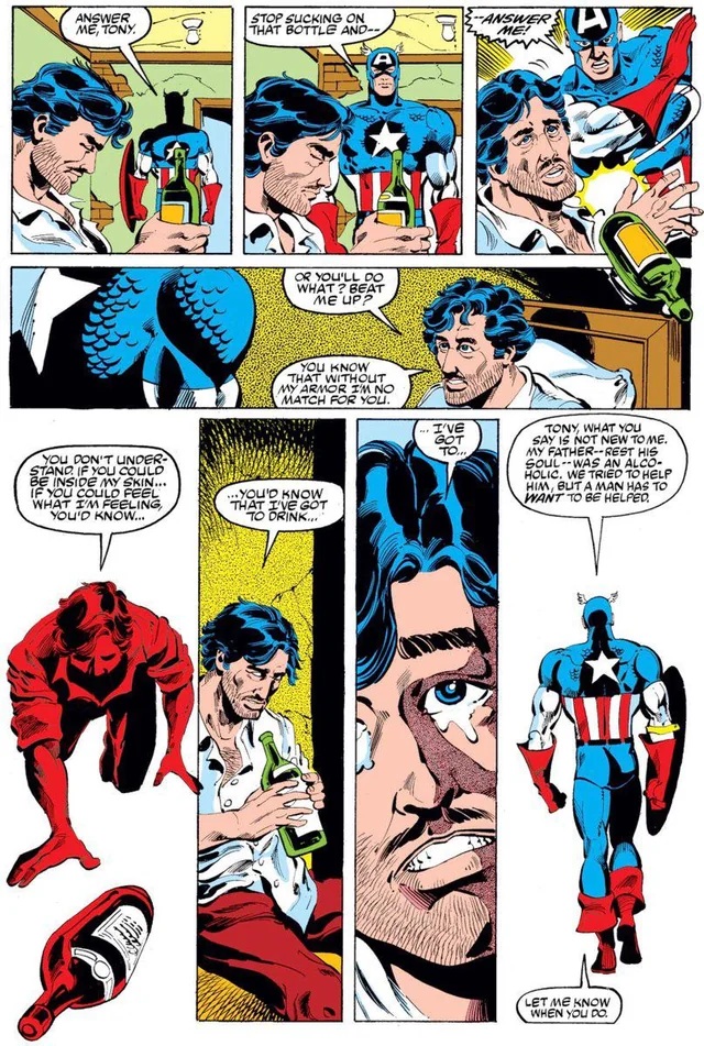 L'alcolismo separa Tony Stark dai suoi amici -