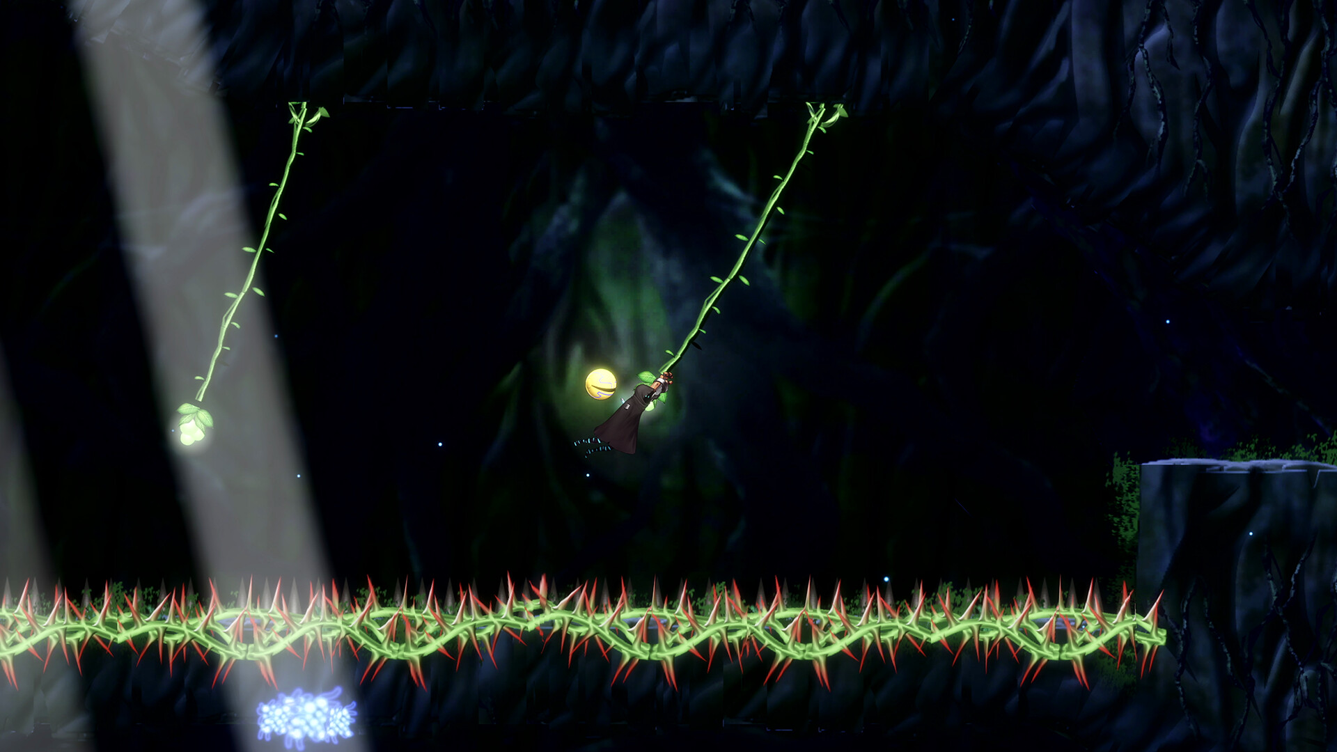Progressione di una zona di gioco in Shadow Labyrinth