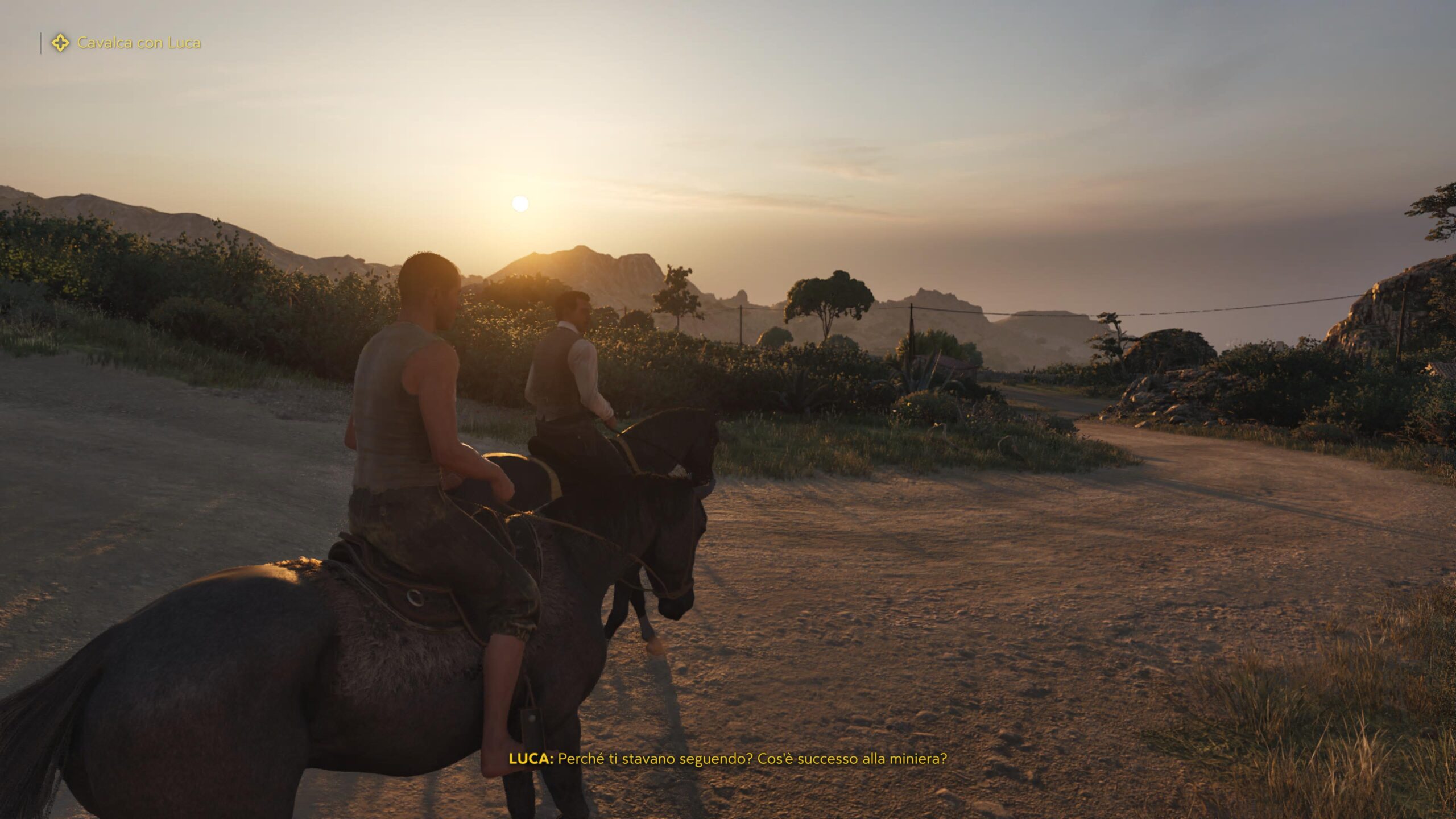 Enzo a cavallo in Mafia Terra Madre