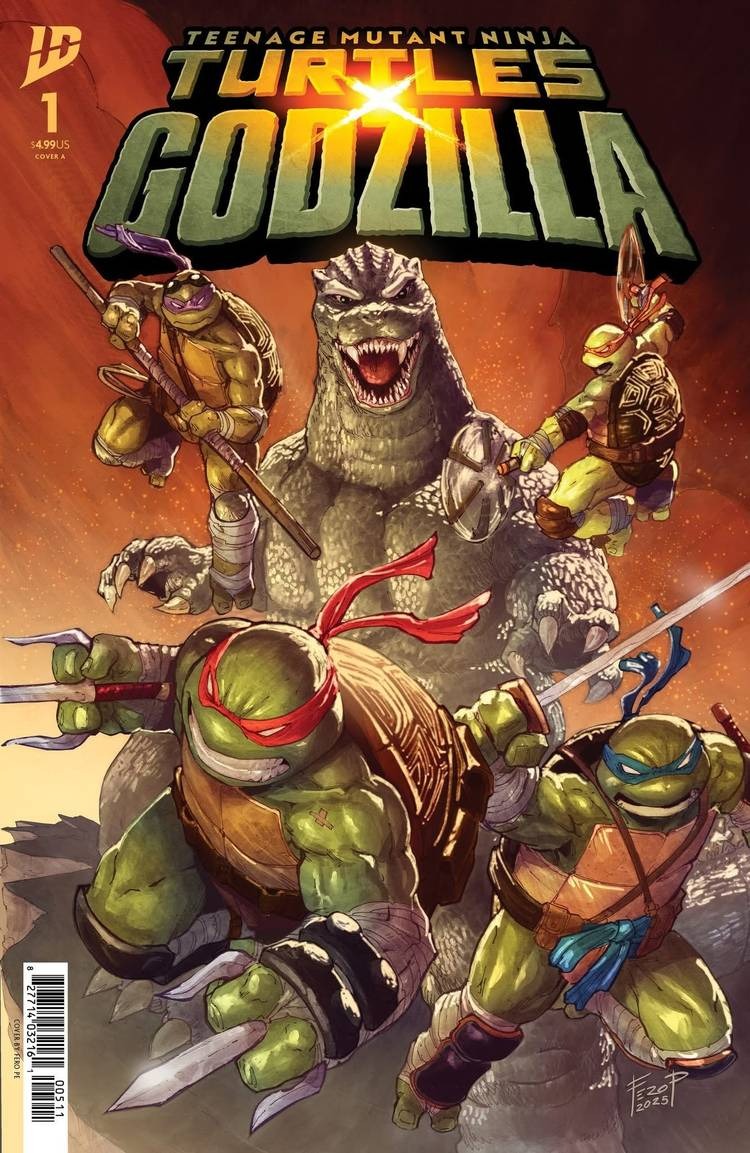 Cover di Tmnt x Godzilla