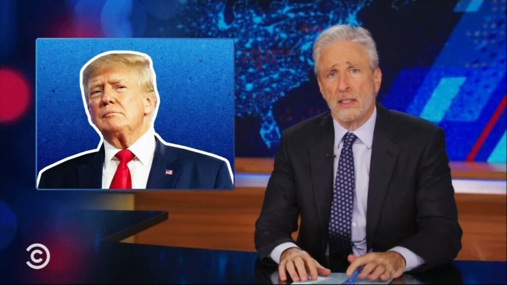 Jon Stewart e Donald Trump
