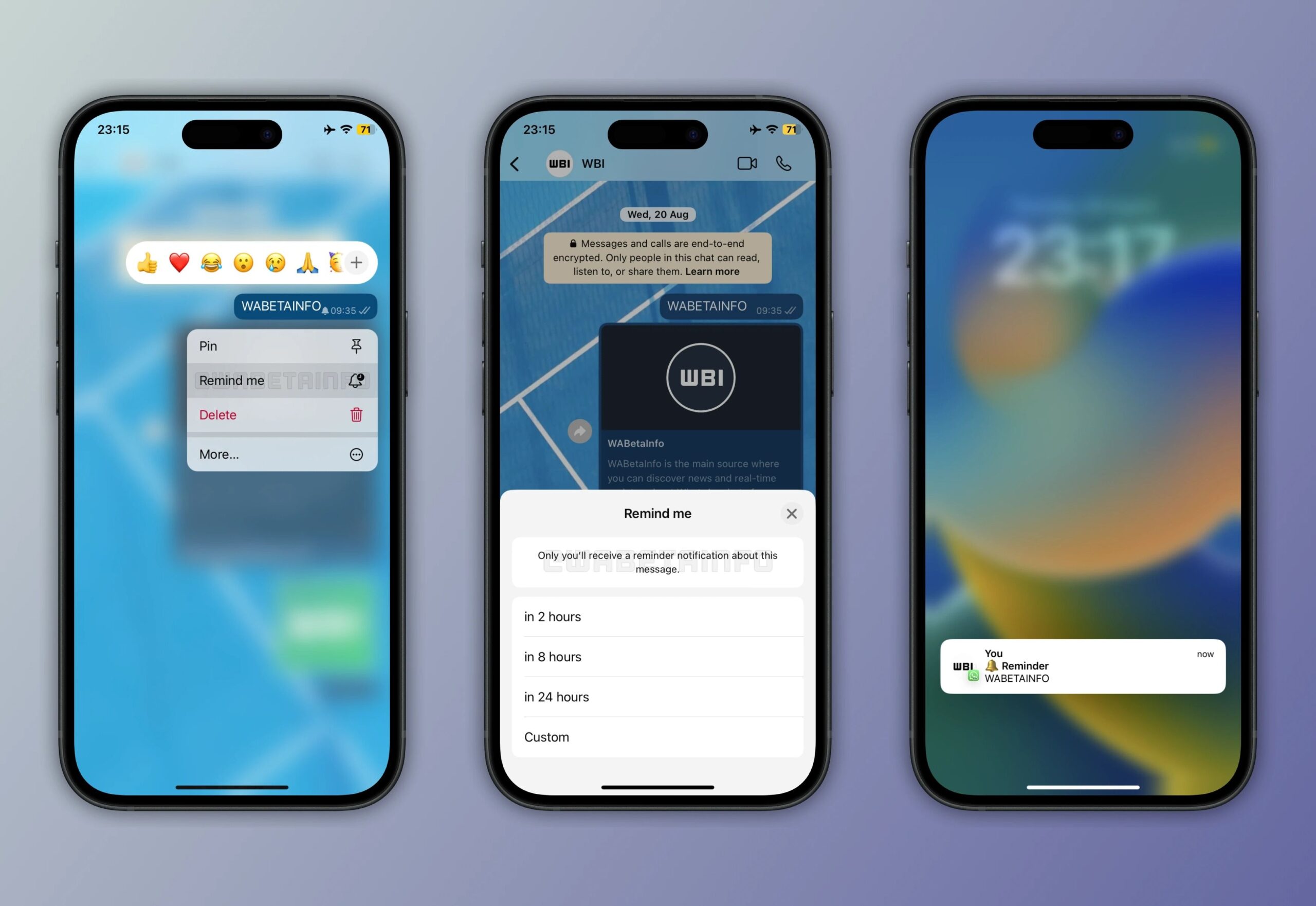 Menzioni Whatsapp, fonte: wabetainfo