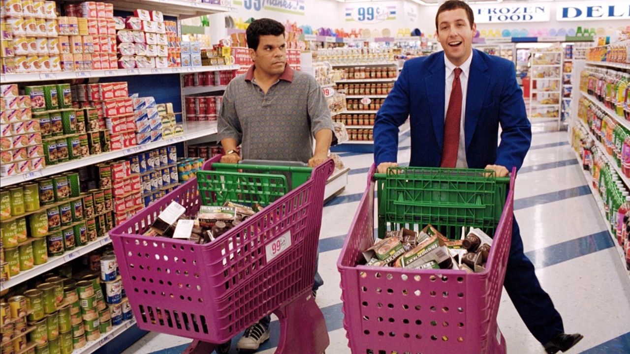 Adam Sandler scena budino Ubriaco d'amore