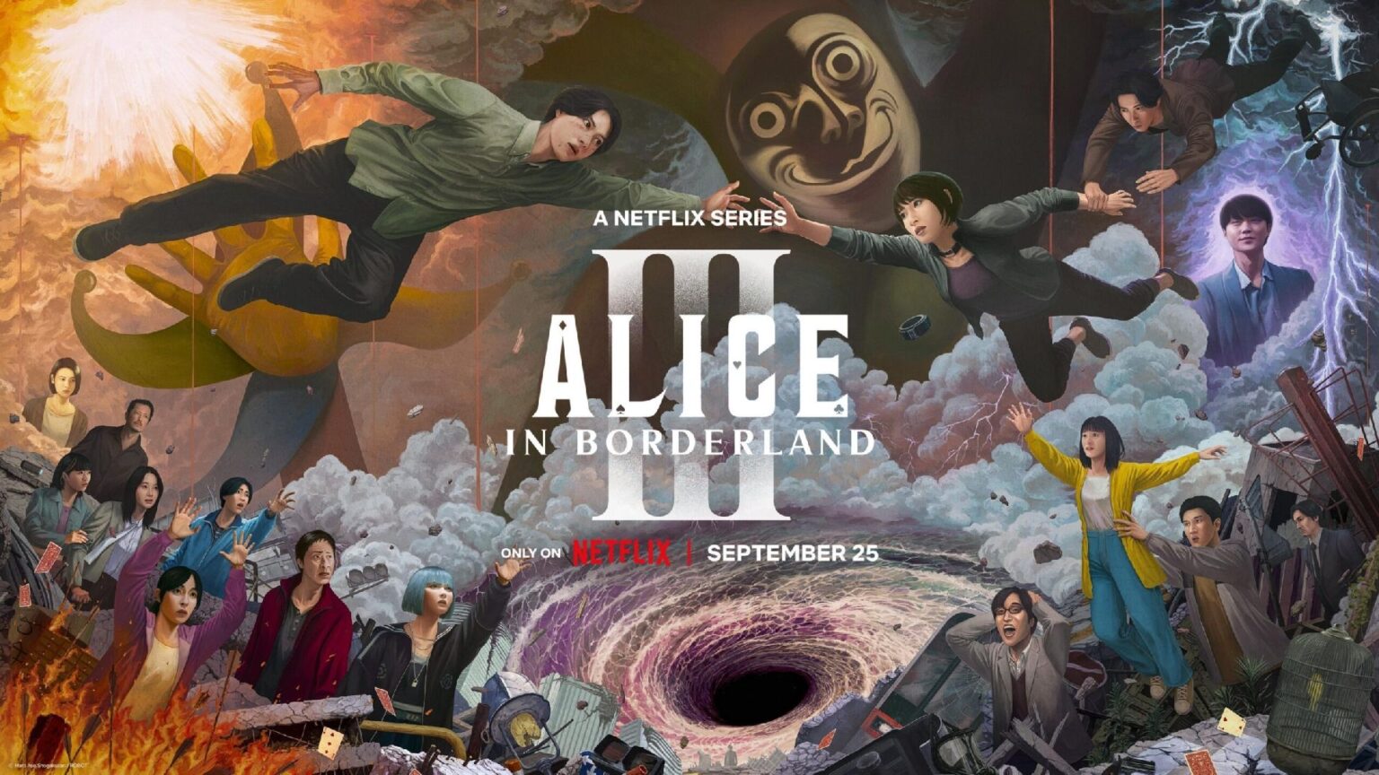 Poster della terza stagione di Alice in Borderlands